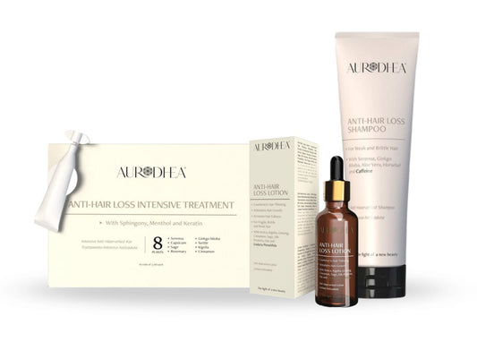 Gamme anti-chute soin intensif - Enrichie en Caféine, Serenoa, Ginko Biloba, Aloe Vera et Equisetum